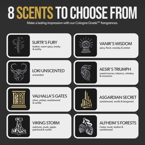 The Beard Struggle Tonic + Elixir Beard Oil Bundle - Gold Collection - Grooming Beard Oil - Softens, Moisturizers, and Strengthens Beard Growth - Pack of 2, Valhalla's Gates