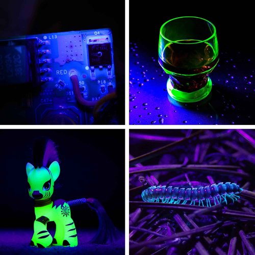 GREENIC Gooseneck UV Lamp for Nails, 3W 395nm-405nm Upgraded Small USB Black Light, DC 5V Mini UV Curing Light with Clamp for Gel Polish, Resin Curing, Gel X Glue, Fluorescent Paint
