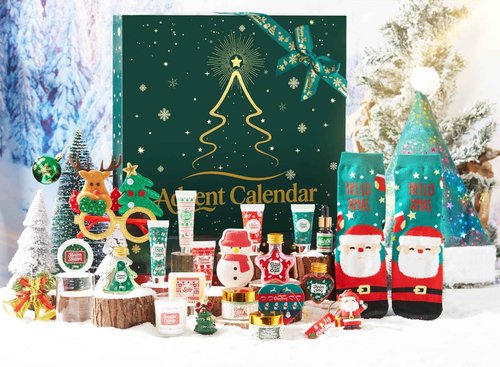 CADDISE Advent Calendar 2025 – Skincare Gift Set for Women, 24 Day Christmas Gifts, Holiday Beauty Gift Box, Spa Gift Basket for Mom & Teen Girls