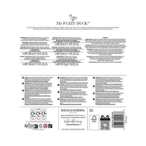 Baylis & Harding Gift Set for Women - The Fuzzy Duck Winter Wonderland Luxury Pamper Present