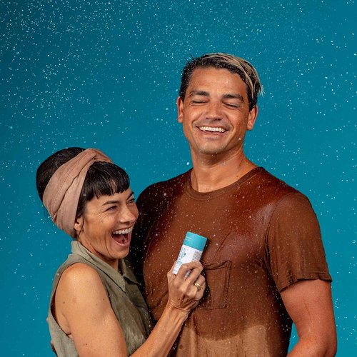 Hume Supernatural Aluminum Free Deodorant for Women & Men - Safe for Sensitive Skin - Probiotic, Plant-Based, Baking Soda Free, Aloe, & Cactus Flower, Anti Sweat, Stain & Odor – After Rain, 2-Pack