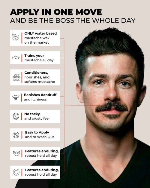 Bossman Jelly Beard Oil 4 oz + Mustache Wax for Men 1 oz Bundle | Natural, Organic, and Easy-to-Apply Styling Products – Made in the USA