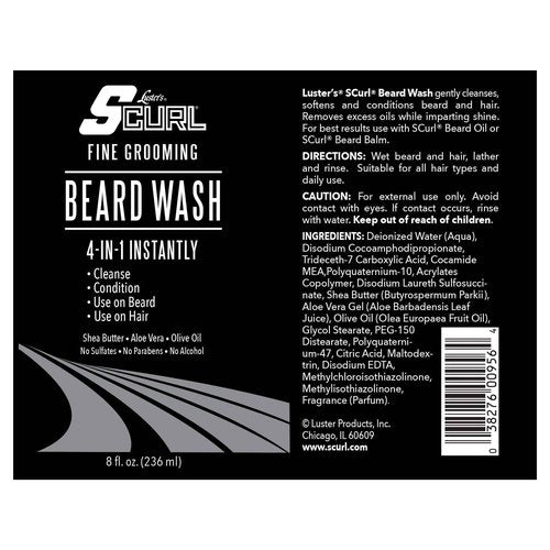 Luster's SCurl Beard Wash