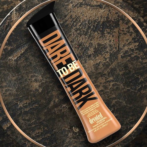 Devoted Creations Dare to be Dark Tanning Lotion – Creamy and Clear Pure Tanning Optimizer, Anti-Reddening, Sensitive Skin Formula with Essential Vitamins and Nutrients – 8.45 oz.