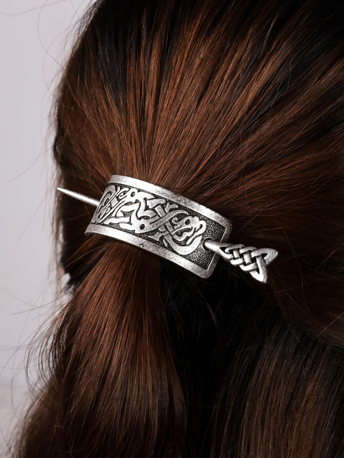 HAQUIL Celtic Knot Raven Hairpin for Women Men Fashion Vintage Punk Gothic Hairpin with Trendy Design Men Women Jewelry Gift