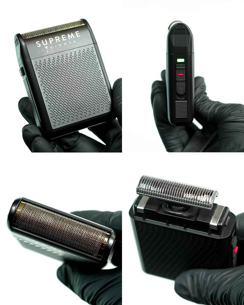 Supreme Trimmer Solo Single Foil Shaver for Pocket | 150 Min Runtime Cordless use, Powerful USB-C Mini Travel Razor for Professional & Home use | STF101