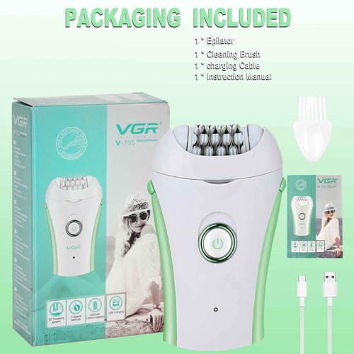 Epilators Hair Removal for Women, Glabrouse Skin Facial Hair Removal, Facial Hair Epilator with Eyebrow Trimmer for Women Face Sensitive Skin for Bikini, Face, Arm, Legs, Armpits, Green