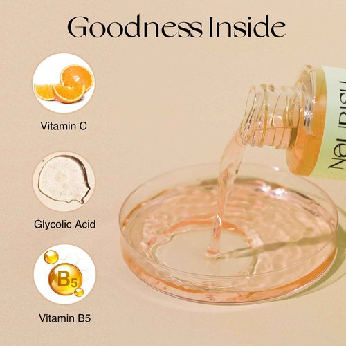 Nourish Mantra Radiant Glow Face Toner/Formulated with Vitamin C, Glycolic Acid, and Vitamin B5 for Glowing Skin & Pore Tightening Toner/Men & Women -150ml