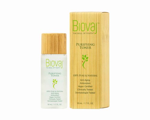 Biovaj Purifying Toner-100% Natural Clean Facial Toner for The Skin pH Balance & Pores, Soothes, Tones, Anti-Aging, Botanical, Vegan Certified, Cruelty-Free, Clinically Tested, All Skin Types