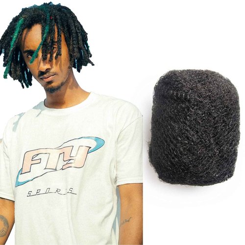 FAMILOCS 16 Inch 50g Tight Afro Kinky Bulk 100% Human Hair for Dreadlock Extensions Locs Repair Braids and Twists Bleachable and Dyeable