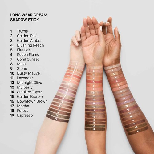 Bobbi Brown Long-Wear Cream Shadow Stick | 24-Hour Eyeshadow Stick | High-Pigment, Buildable Shades with Three Finishes, 0.05 Ounce, Golden Pink