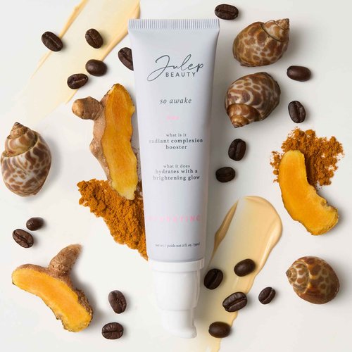 Julep Full Face Radiance Set | So Awake Complexion Booster Daily Moisturizer + Skin Perfecting Cushion Complexion Concealer + Foundation - 435 Fawn