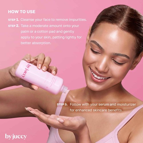 by Juccy Gooseberry Juicy Brightening TonerㅣHydrates & Reduces Dullness in Skin with Vitamin BerryㅣIndian Gooseberry, Niacinamide, Centella AsiaticaㅣBy Juicyㅣ5.07 fl. oz(150ml)