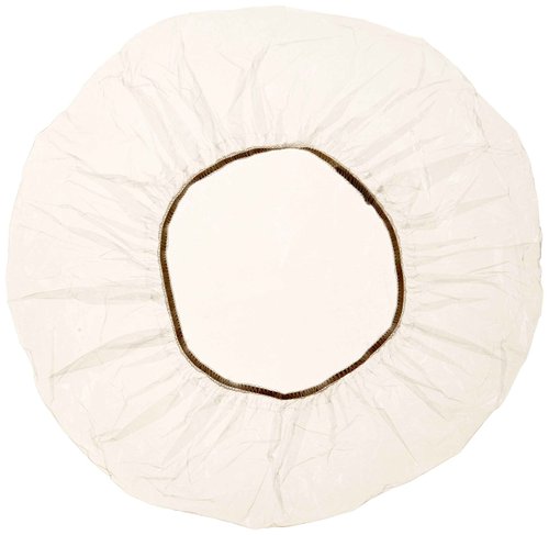 Medline Shower Caps, Single-Use Clear Plastic, Elastic Band, One Size Fits Most, Case of 500