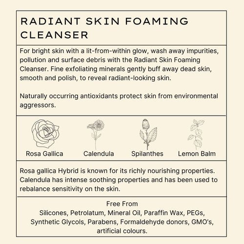 Jurlique Radiant Skin Foaming Facial Cleanser , 2.8 Oz (Pack of 1)