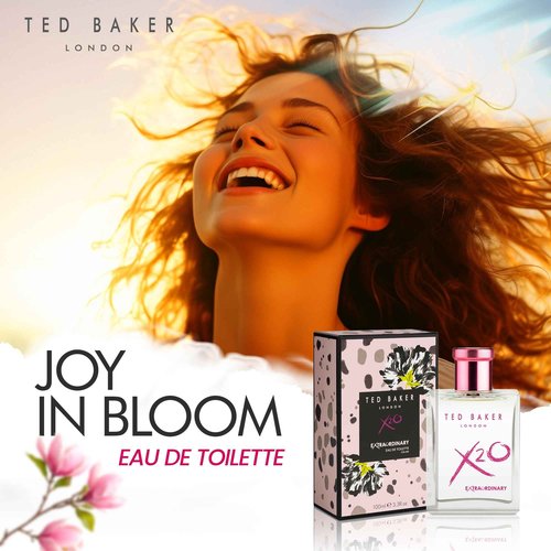 Ted Baker X20 Women EDT, a blend of star anise, grapefruit and magnolia, perfume for women, 3.38 fl oz