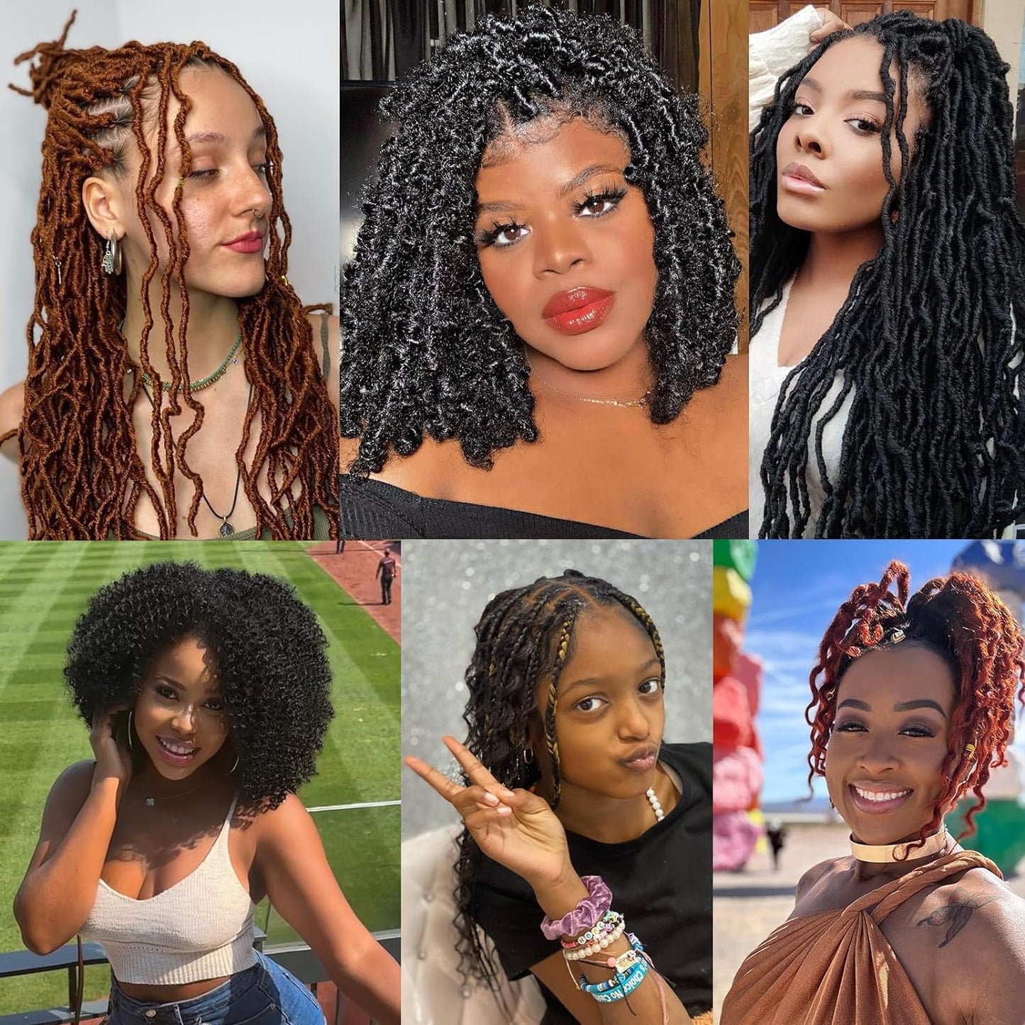 Marley Twist Braiding Hair, Pre-Separated Springy Afro Twist Hair Kinky Twist Crochet Hair Braids for Distressed Soft Locs Spring Twist Hair for Women (Bug#, 12 Inch(Pack of 8))