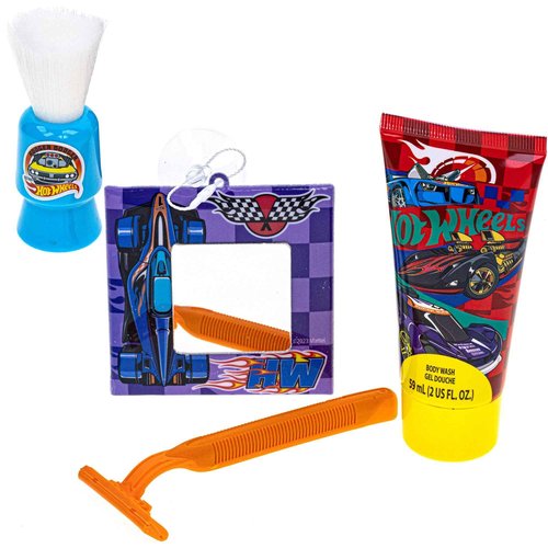 Hot Wheels My First Shaving Kit, Little Boy Pretend Shave Kit, Fake Toy Razor, Safe for Kids Ages 3+