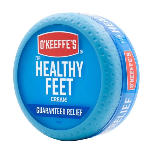 O'Keeffe's Lip Repair Night Treatment Lip Balm.25 Ounce Jar, (Pack of 1) & O'Keeffe's for Healthy Feet Foot Cream, 3.2 oz, Jar