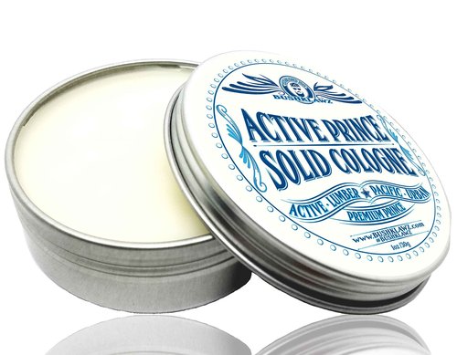 Premium Prince Solid Cologne 1 oz Variety Gift Set Alcohol Free Natural Concentrated Full Size Travel Friendly Tins Men's Fragrance 4 Manly Scents to Satisfy all Types of Viking Cannon Black Prime