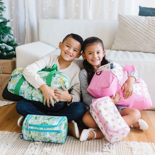 Wildkin Kids Toiletry Bag – Spacious & Durable, Ideal for School, Travel & Overnight Trips - Lilac