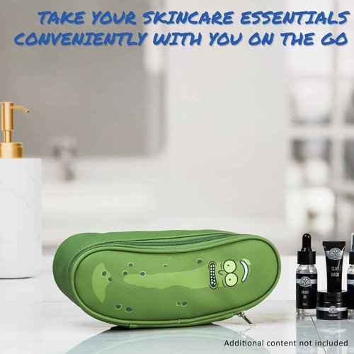RICK AND MORTY Mens Toiletry Bags Wash Bag Travel Toiletries Bag for Men Teenagers Grooming Travel Gym Gifts for Him