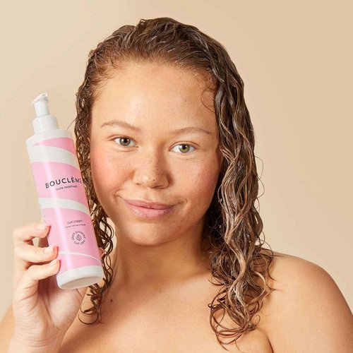 Bouclème Curl Cream - Defines All Curl Types - Frizz Free, Bouncy Wavy Hair - 96% Naturally Derived Ingredients and Vegan - 10.1 fl oz
