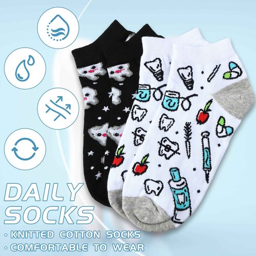Blushtier 40 Pcs Dental Hygienist Gifts Set Dental Assistant Gift Dentist Appreciation Gifts Include Cosmetic Bags Socks Keychains Headbands Hair Ties Women Patients Dental Assistant Week Accessories