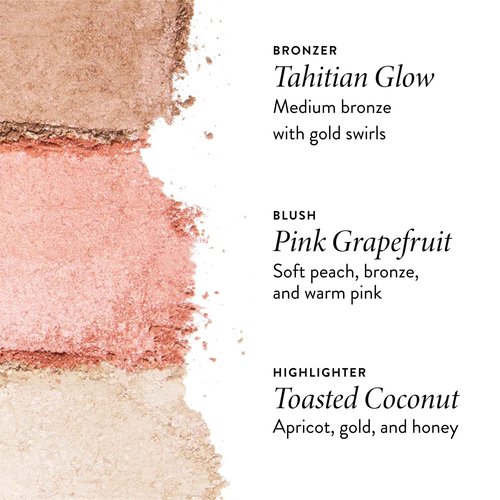 LAURA GELLER NEW YORK Geller's Greatest Lift-n-Glow Baked Trio Palette - Highlighter, Blush, Bronzer - All Skin Tones