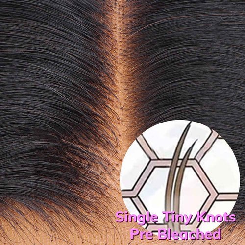 IDN BEAUTY SKINLIKE REAL HD 2X6 Lace Closure Human Hair 16 Inch Body Wave Closure Bleached Single Knots HD Closure Ultra-thin 2x6 Lace Closure Virgin Human Hair 0.1 mm Pre Plucked Hairline Closure