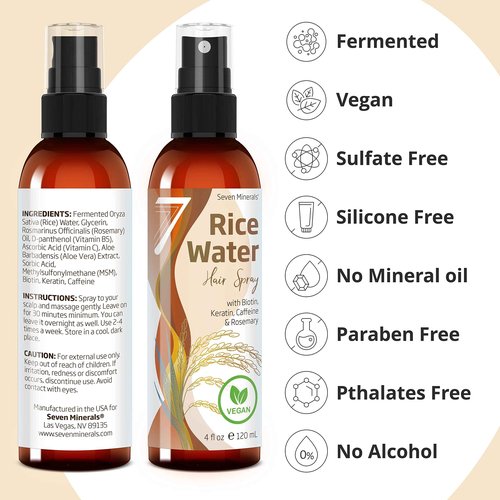 Seven Minerals Fermented Rice Water & Organic Aloe Vera Gel