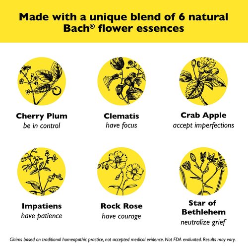 Bach Rescue Cream, Hydrating Skincare for Hands, Body and Face, Shea Butter, Homeopathic Stress Relief Flower Essences, Fragrance-Free, Paraben-Free, 3 Pack, 30g Ea