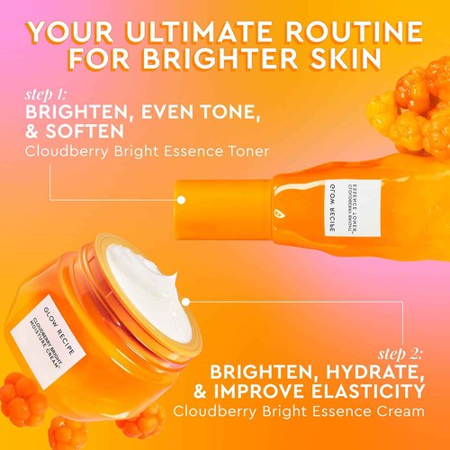 Glow Recipe Cloudberry Refillable Face Cream – Ultra Moisturizing Korean Face Cream for Women with CoQ10, Multi Peptides, and Vitamin C to Brighten, Repair Skin Barrier & Even Skin Tone (50 ml)