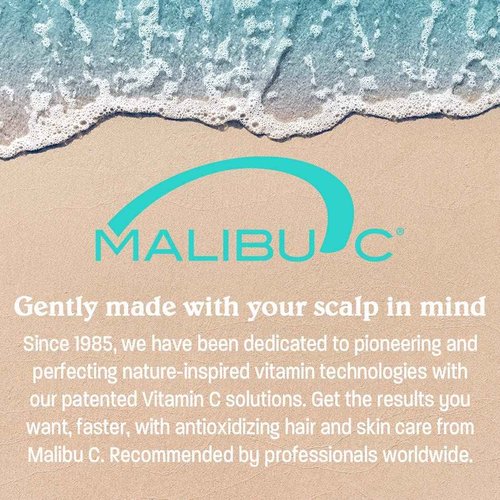 Malibu C Scalp Wellness Hair Shampoo - Sulfate-Free & Moisturizing Shampoo - Nourishing Scalp Care with Sulfate-Free Surfactant Technology (33.8 oz)