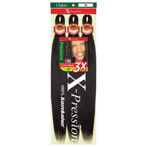 Outre X-Pression Braid - Pre Stretched Braid 52" 3X (5 Pack, M4/27/30)