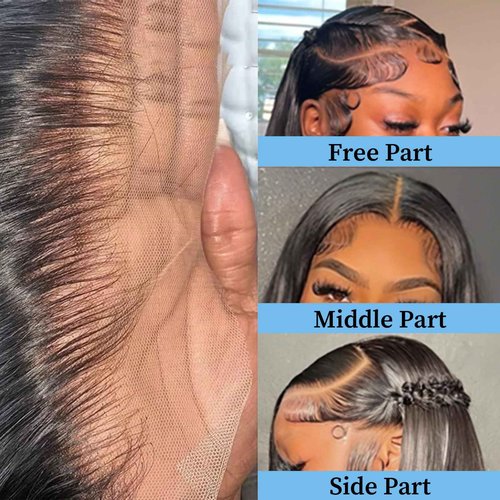 Kinky Straight 2x6 HD Lace Frontal Closure 12A Brazilian Raw Virgin Yaki Kinky Straight Human Hair Closure Natural Hairline Pre Plucked 14 Inch