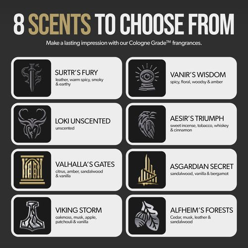 The Beard Struggle Warrior’s Beard Balm - Platinum Collection, Aesir's Triumph - Non-Greasy Low-Hold Formula, Luxurious Cologne-Grade Fragrances 100% Natural and Plant-Based Ingredients - 50g