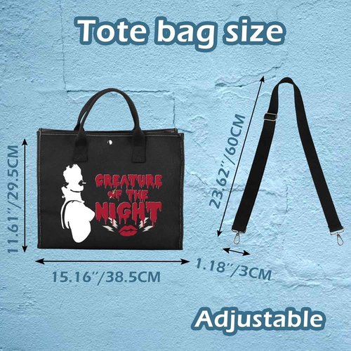XYANFA Rock Horror Cosmetic Bag Picture Show Gift Fans Gift Horror Movie Themed Gifts