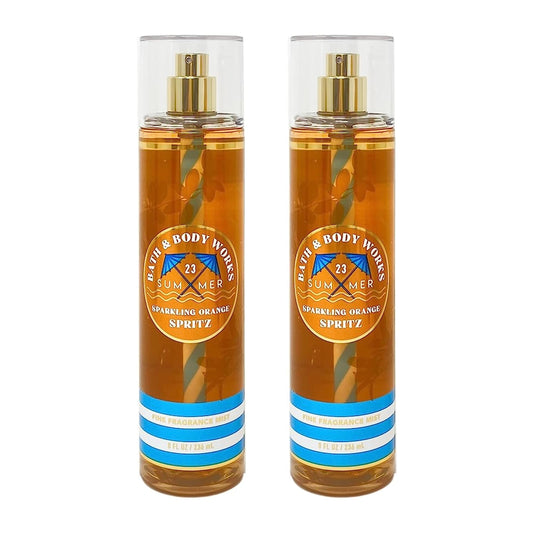 Bath & Body Works Fragrance Mist 2-Pack 8oz Each (Sparkling Orange Spritz)