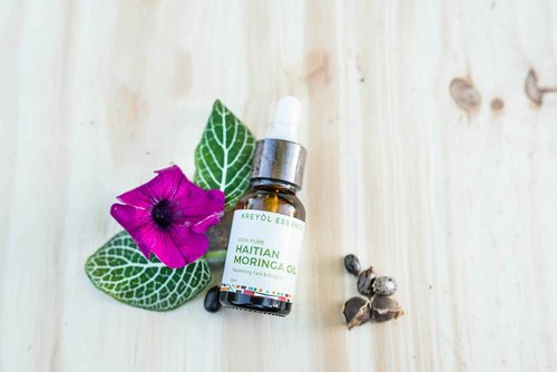 Kreyol Essence Mr. Wonderful Oils of Haiti Duo – Haitian Black Castor Oil Original, 2 fl oz and Haitian Moringa Oil, 15 ml