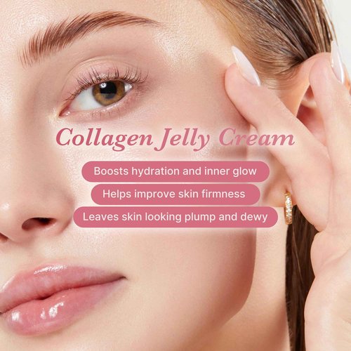 medicube Korean Collagen for Beginner: Collagen Overnight Wrapping Peel Off Facial Mask Pack and Collagen Jelly Cream (1.69 Fl Oz (50ml) | Holiday Stocking Stuffers