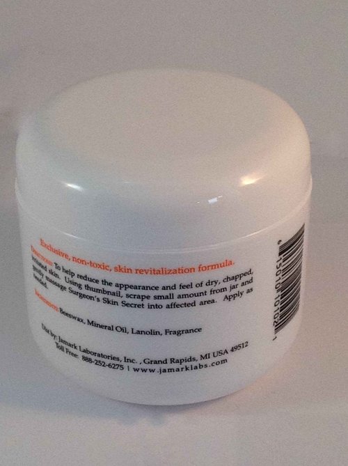 Surgeon's Skin Secret Beeswax Moisturizer 4oz. Jar - Orange Citrus