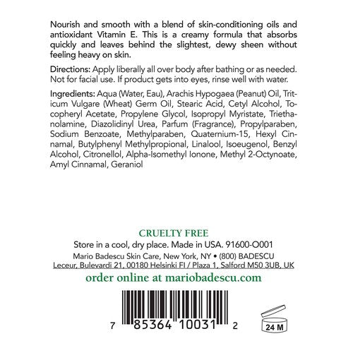 Mario Badescu Vitamin E Body Lotion, 16 oz
