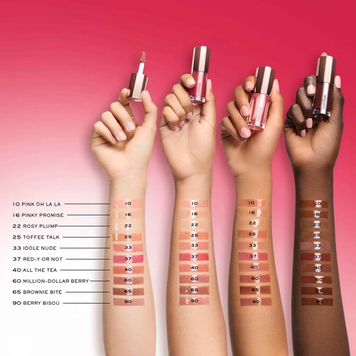 Lancôme Lip Idôle JuicyTreat Oil-in-Gloss -24HR Hydrating Gloss with Squalane for Instant Shine - 22 Rosy Plump