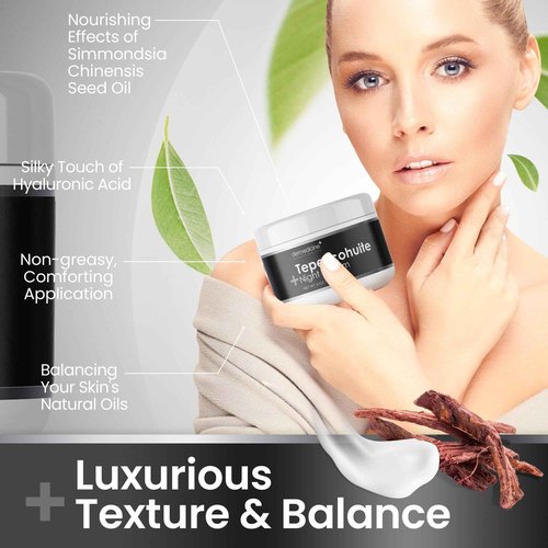 Tepezcohuite Cream Original Enhanced Formulation with Mexican Origins Mexico Night Cream Tepesquehuite Crema Beauty Products from Milagrosa Tepezcohuite Powder Para La Cara Skin Care 4oz