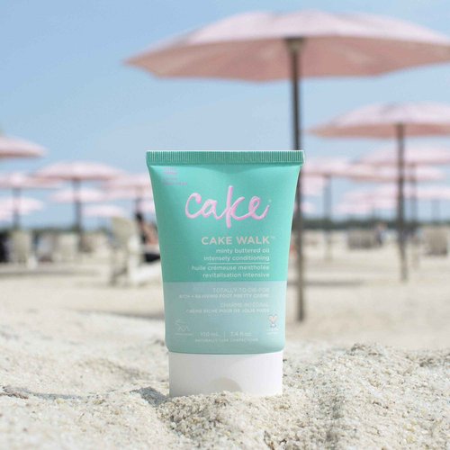 Cake Beauty Walk Triplemint Foot Crème, 3.4 Fluid Ounce (Pack of 3)