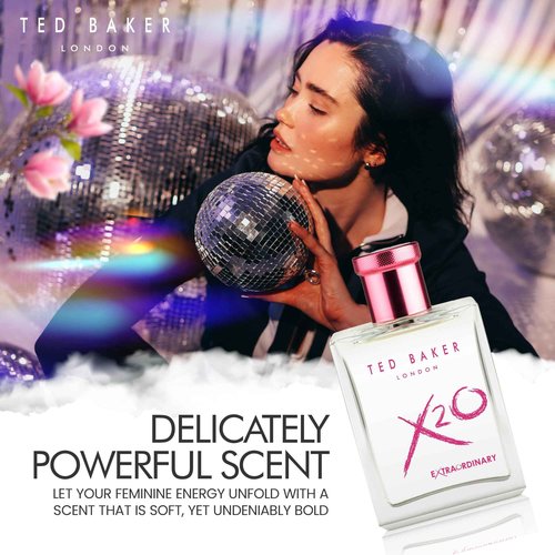 Ted Baker X20 Women EDT, a blend of star anise, grapefruit and magnolia, perfume for women, 3.38 fl oz