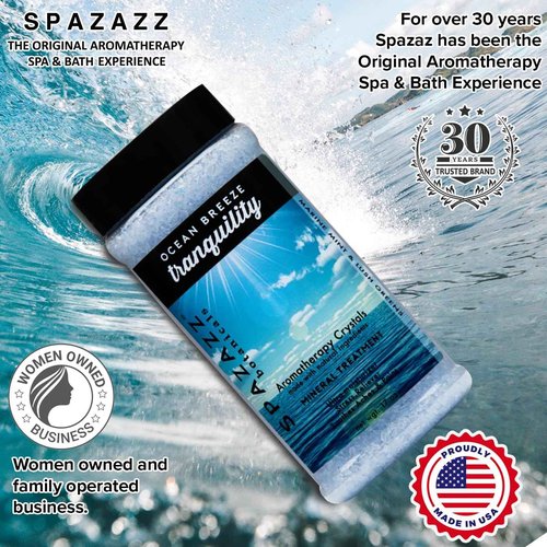 Spazazz Ocean Breeze Tranquility Crystals, 17 oz