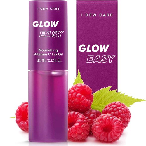 I DEW CARE Say You Dew Brightening Vitamin C Cream with Niacinamide + Glow Easy Vitamin C Tinted Lip Oil Gloss with Jojoba Seed Oil Bundle