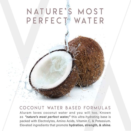 ALURAM Curl Conditioner, Clarifying Coconut Water Infused Hydration, Lightweight Moisture For Curly Hair, 33.8 Fl Oz